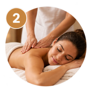 Aplicação da técnica de massagem relaxante MassoReis